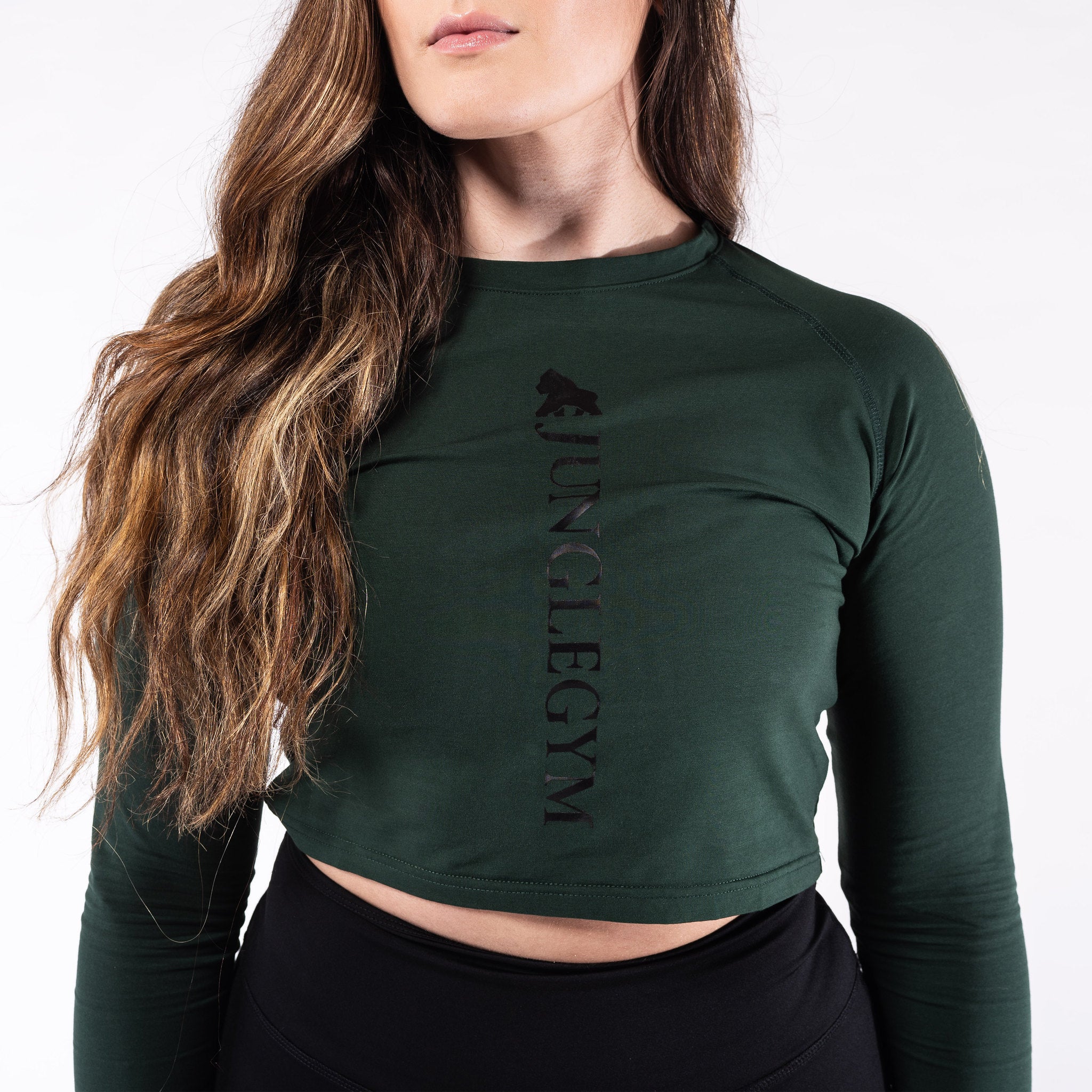 Long Sleeve Crop Top Training T-shirts - Junglegym Athletics