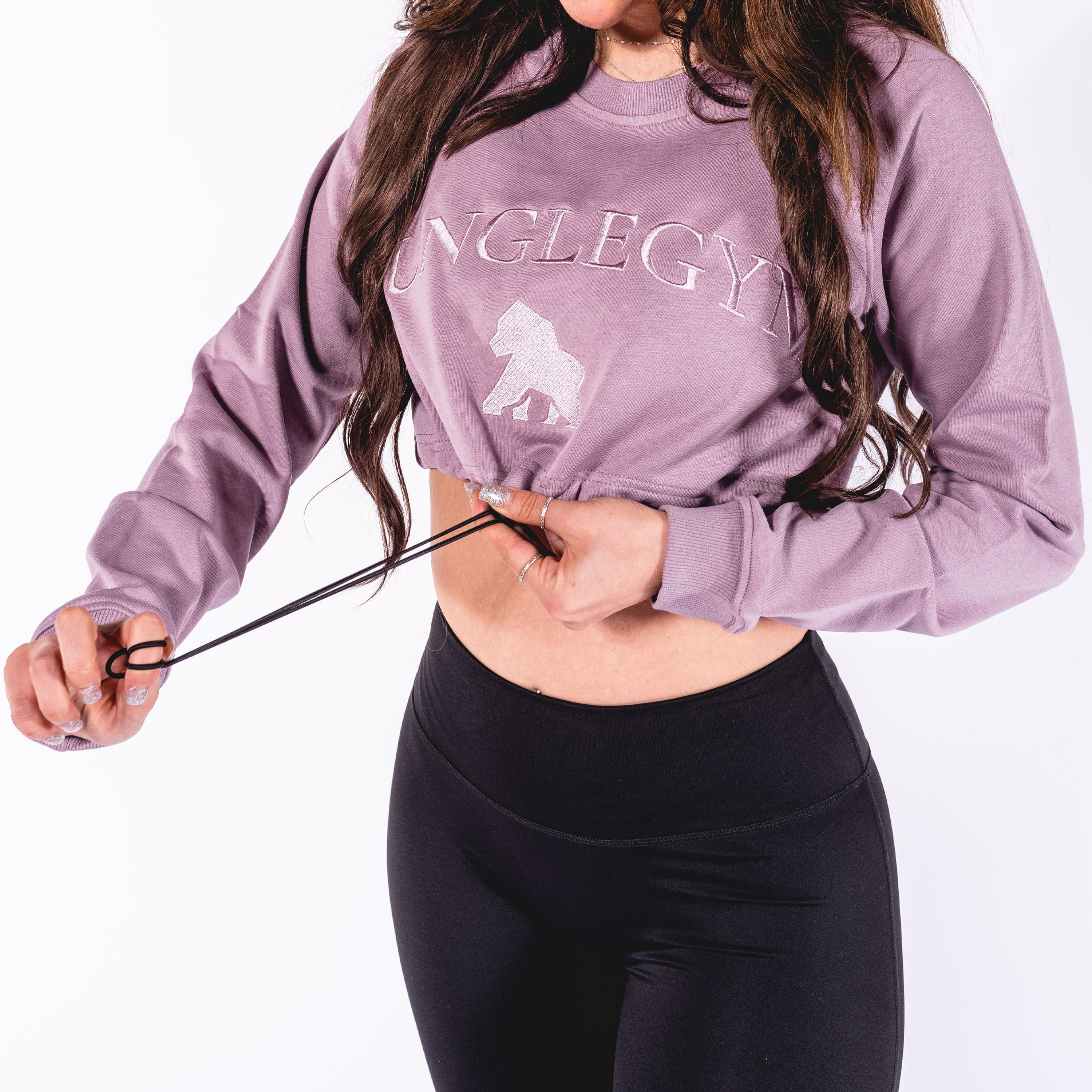 Crop-top Crewneck Sweaters - Junglegym Athletics